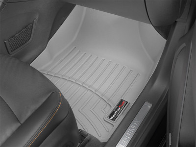 WeatherTech 22+ Toyota Tundra Front Floor Liner - Grey (Crew Max - Double Cab) - 4617081 Photo - Primary