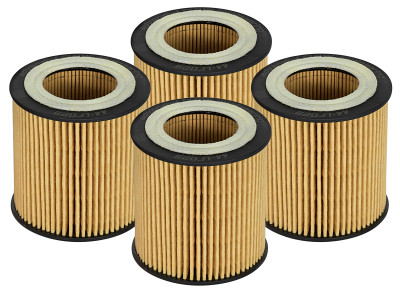 aFe Pro GUARD D2 Oil Filter 06-19 BMW Gas Cars L6-3.0T N54/55 - 4 Pack - 44-LF029-MB Photo - Primary