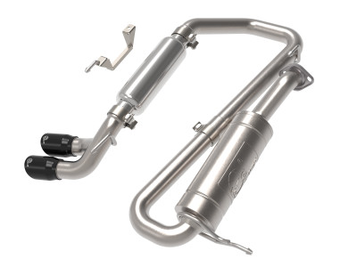 aFe 18-21 Suzuki Jimny Takeda 2-1/4in. 304 SS Cat-Back Exhaust w/ Blk Tip - 49-37020-B Photo - Primary