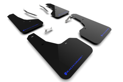 Rally Armor 2022 Subaru Forester (Incl. Wilderness) Black UR Mud Flap w/ Blue Logo - MF82-UR-BLK/BL Photo - Primary