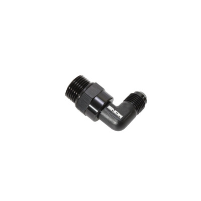 Snow -8 ORB to -6AN 90 Degree Swivel Fitting (Black) - SNF-60869 User 1