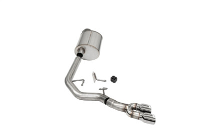 Corsa 2021-2022 Ford F-150 Regular Cab/ 8in Bed 3.5L V6 Sport Cat-Back Front of Tire Exit-Polished - 21162 Photo - Primary