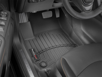 WeatherTech 2016+ Isuzu NPR (Diesel) Front FloorLiner for Vinyl Floors - Black - 4416481V Photo - Primary