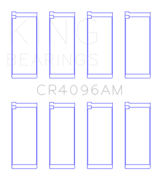 King Mazda FE/G6/F8 Rod Bearing Set - CR4096AM Photo - Primary