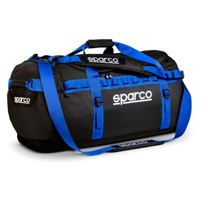 Sparco Bag Dakar Duffle SMALL Black/Blu - 016443NRAZ Photo - Primary