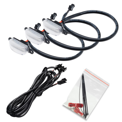 Oracle Universal Pre-Runner Style LED Grill Light Kit (New Style) - Amber w/Clear Lens - 5889-005-C Photo - Primary