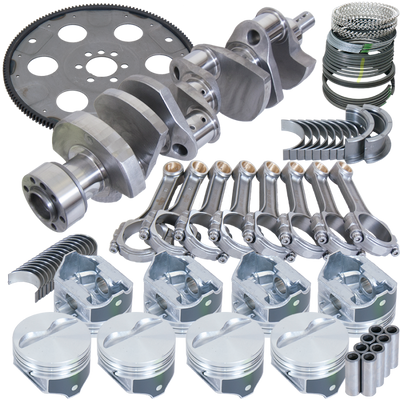 Eagle Chevrolet SBC 1pc Seal 383ci Balanced Rotating Assembly Kit w/168 Tooth Flexplate - B15504L03068 Photo - Primary