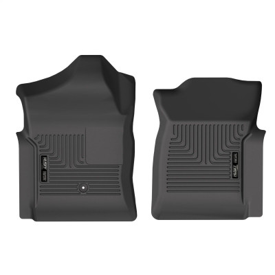 Husky Liners 99-06 Chevrolet Silverado 1500 Standard Cab WeatherBeater Front Floor Liners (Black) - 18251 Photo - Primary