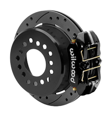 Wilwood Small Ford 11 in. Forged Dynapro Low-Profile Rear Parking Brake Kit (Drilled & Slotted) - 140-15603-D User 1