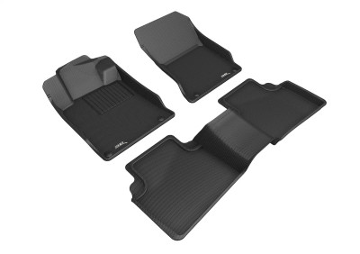3D MAXpider 19-21 Nissan Altima Kagu 1st & 2nd Row Floormats - Black - L1NS11401509 Photo - Primary