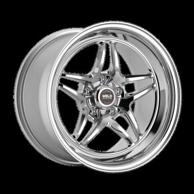 Weld S81 17x11 / 5x115 BP / 6.2in BS Polished Wheel (High Pad) - Non-Beadlock - 81HP7110W62A Photo - Primary