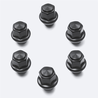 Ford Racing M14 x 1.5 Black Lug Nut - Set of 6 - M-1012-F15B Photo - Primary