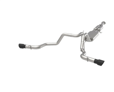 Kooks 2021+ Ford F150 2.7/3.5/5.0L 3in Dual Cat-Back Side Exit Exhaust w/Black Tips - 13704240 Photo - Primary