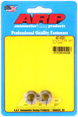ARP M10 x 1.0 SS 12pt Nut Kit (2/pkg) - 401-8331 User 1