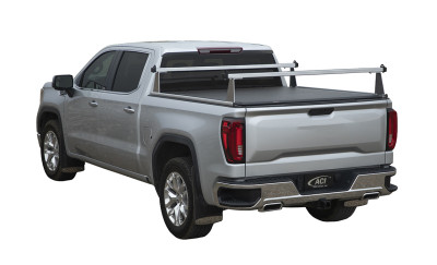 Access ADARAC Aluminum Uprights 12in Vertical Kit (2 Uprights w/ 72in Cross Bar) - Silver Truck Rack - 4003830 Photo - Primary