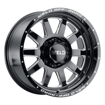 Weld Off-Road W102 20X9.0 Stealth 8X170 ET00 BS5.00 Gloss Black MIL 125.1 - W10209017500 Photo - Primary