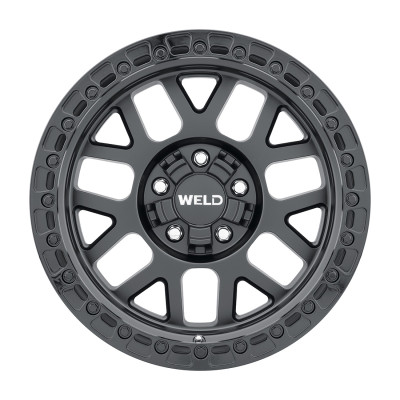 Weld Off-Road W104 17X9.0 Cinch 5X114.3 5X127 ET-12 BS4.50 Satin Black Gloss Black 78.1 - W10479026450 Photo - Primary