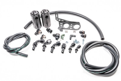 Radium Engineering Dual Catch Can Kit Gallardo LP Fluid Lock - 20-0859-FL Photo - Primary