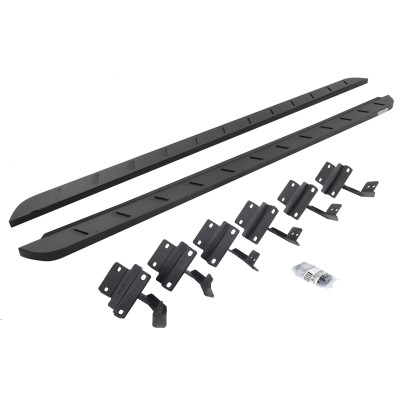 Go Rhino 15-22 Ford F-150 SC 4DR RB10 Slim Running Boards Kit (w/Brackets) - Tex. Blk - 63417780SPC User 1