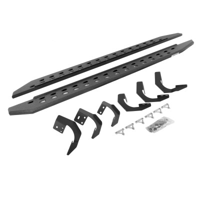 Go Rhino 19-22 Ram 1500 CC 4DR (Not Classic) RB20 Slim Running Boards Kit (w/Brackets) - Bedliner Ct - 69430687ST User 1