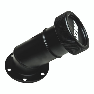 DeatschWerks Angled Filler Neck w/Cap - Matte Black - 6-03-FST-ANGLE Photo - Primary