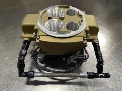 Fragola 6AN Holly Sniper Q-Jet EFI Feed Line Kit - Stainless Hose - 920036-BL User 1