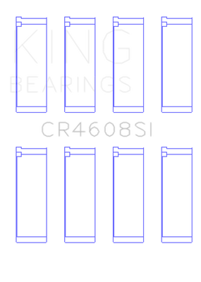 King Toyota 2ZZ-GE (Size .025) Connecting Rod Bearing Set (Set of 4) - CR4608SI0.25 Photo - Primary