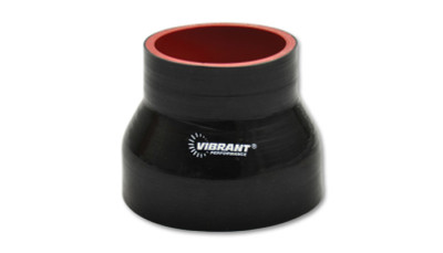 Vibrant Silicone Reducer Coupler 1.00in ID x 0.625in ID x 4.00in Long - Black - 19712 Photo - Primary