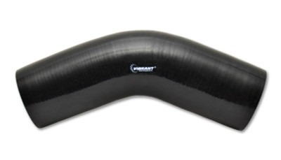 Vibrant 45 Degree Silicone Elbow 1.625in ID x 5.00in Leg Length - Black - 27905 Photo - Primary