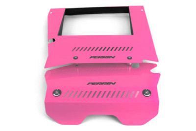 Perrin 2015+ Subaru WRX Engine Cover Kit (Intercooler Shroud + Pulley Cover) - Hyper Pink - PSP-ENG-165HP User 1