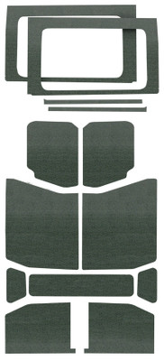 DEI 2018-Up Jeep Wrangler JL 4-Door Headliner Complete Kit 13-pc - Gray - 50179 Photo - Primary