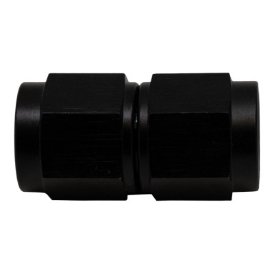 DeatschWerks 6AN Flare Female Swivel to 6AN Flare Female Swivel - Anodized Matte Black - 6-02-0209-B Photo - Primary