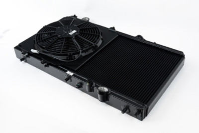 CSF 92-00 Honda Civic w/K-Swap V3 Radiator - Black Finish - 2850KB Photo - Primary