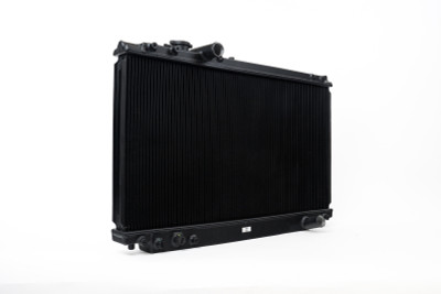 CSF 93-98 Toyota MK4 Supra Radiator - Black Finish - 2882B Photo - Primary