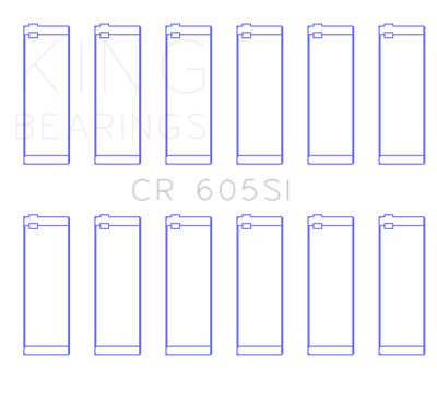 King GM 2.8L/3.4L V6 (Size 0.5) Connecting Rod Bearings Set of 6 - CR605SI0.5 Photo - Primary