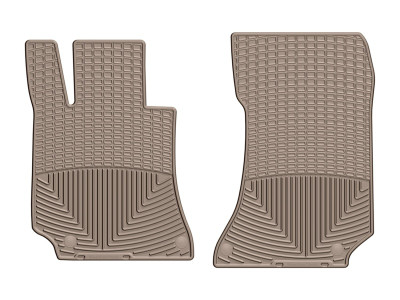 WeatherTech 2015-2018 Mercedes-Benz CLS-Class Front Rubber Mats - Tan - W357TN Photo - Primary