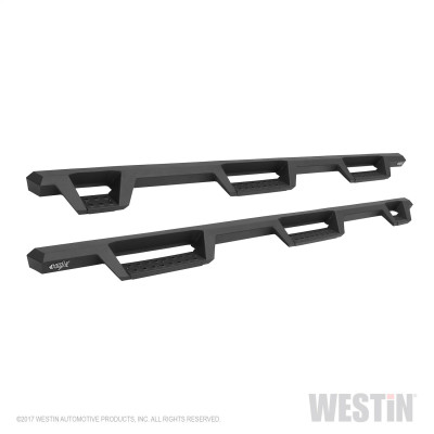 Westin 17-22 Ford F-250/350 Crew Cab 6.75ft Bed HDX Drop W2W Nerf Step Bars - Tex. Blk - 56-534025 Photo - Primary