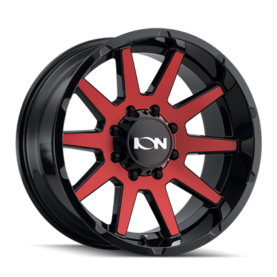 ION Type 143 20x9 / 8x170 BP / 18mm Offset / 125.2mm Hub Gloss Black/Red Machined Wheel - 143-2970BTR18 Photo - Primary
