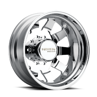 Mayhem 8181 Challenger Dually 22x8.25 / 10x225 BP / 169mm Offset / 170.1mm Hub Polished Wheel - 8181-22820P Photo - Primary