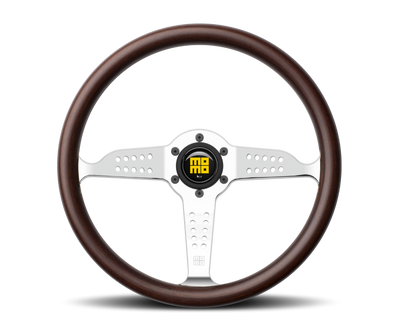Momo Super Grand Prix Steering Wheel 350 mm - Mahogany Wood/Pol Spokes - GRA35WD0P User 1