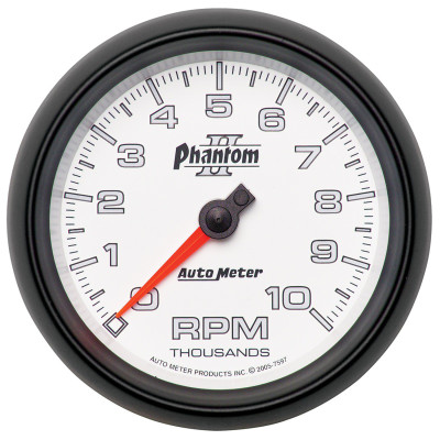 AutoMeter 5in 0-10,000 RPM Black II Sport-Competition In-Dash Tachometer Gauge