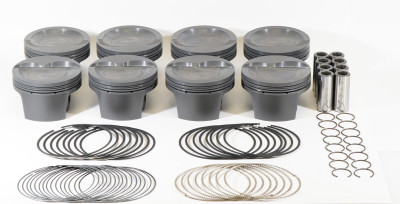 Mahle MS Piston TBC 408ci 4.030in Bore 4.000in Stroke 6.25in Rod .927 Pin -20cc 10.1 CR Set of 8 - 930249730T Photo - Primary