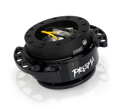 NRG Quick Release Kit - Black Body/ Black Heart Cutout Ring - SRK-222BK-BK Photo - Primary