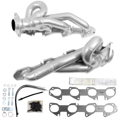 BBK 19-23 Dodge Ram 1500 5.7L (Ex. MegaCab) Shorty Tuned Exhaust Headers - 1-3/4in Silver Ceramic - 40150 Photo - Primary