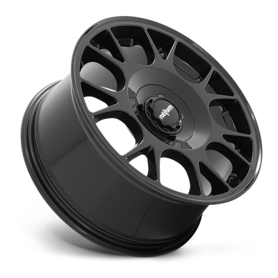 Rotiform R187 TUF-R Wheel 18x8.5 5x112/5x114.3 45 Offset - Gloss Black - R187188542+45