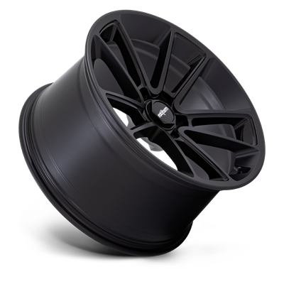Rotiform R194 BTL Wheel 21x9.5 5x130 55 Offset - Matte Black w/ Blk Cap and Inside Spoke Details - R194219563+55