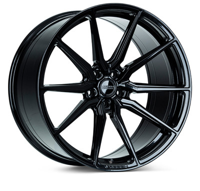 Vossen HF-3 20x11 / 5x115 / ET22 - S/Deep Face / 71.5 - Gloss Black - HF3-0D06 Photo - Primary
