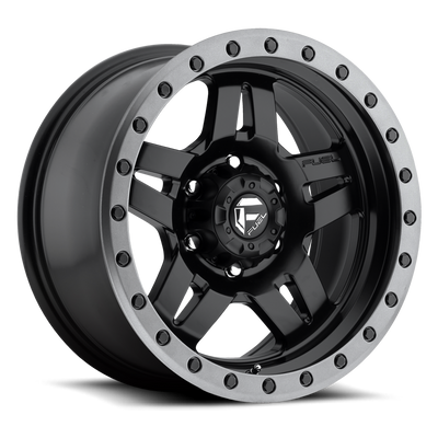 Fuel Off Road Model D557 ANZA Matte Black w/ Anthracite Ring 18X8
