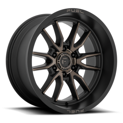 Fuel Off Road Model D762 CLASH 6 Matte Black w/Dark Tint 22X12