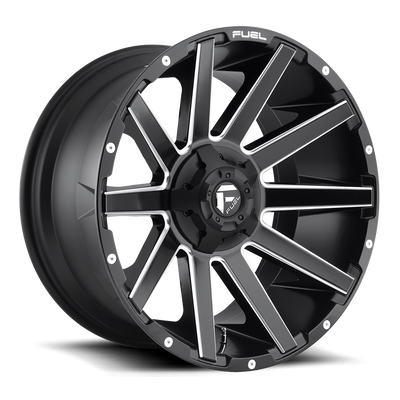 Fuel Off Road Model D616 CONTRA Matte Black & Milled 20X10